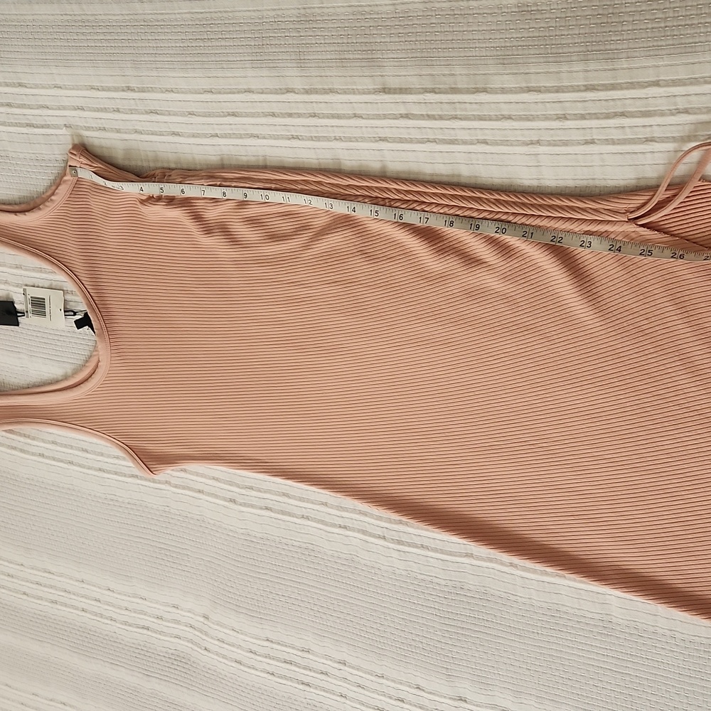 The Range Alloy Rib Cinched Midi Dress in Dusty Desert size S - Picture 15 of 17